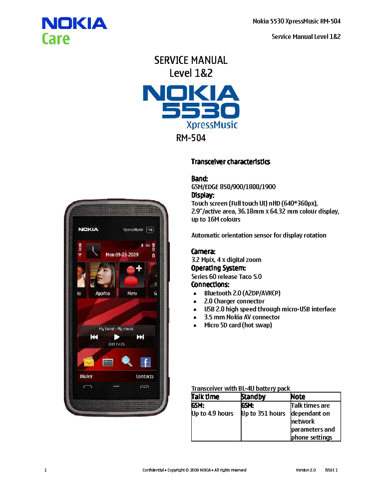 Nokia xpressmusic manual pdf